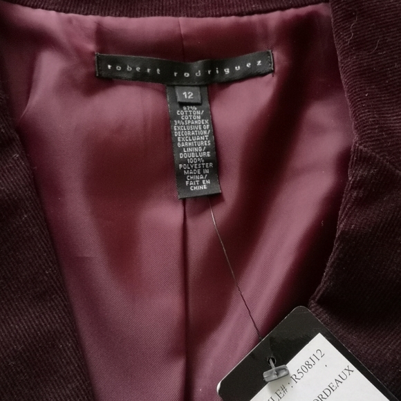 NWT Corduroy Blazer - Picture 5 of 7